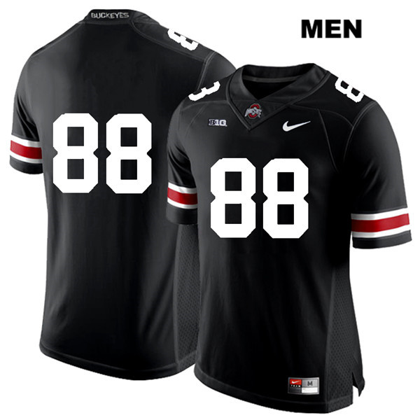 Ohio State Buckeyes Men's Jeremy Ruckert #88 White Number Black Authentic Nike No Name College NCAA Stitched Football Jersey UA19Y88MZ